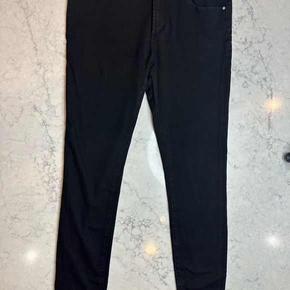 Articles of Society Jet Black High Rise Skinny Jeans Jeggings sz 32 Women’s 14 - Picture 8 of 9